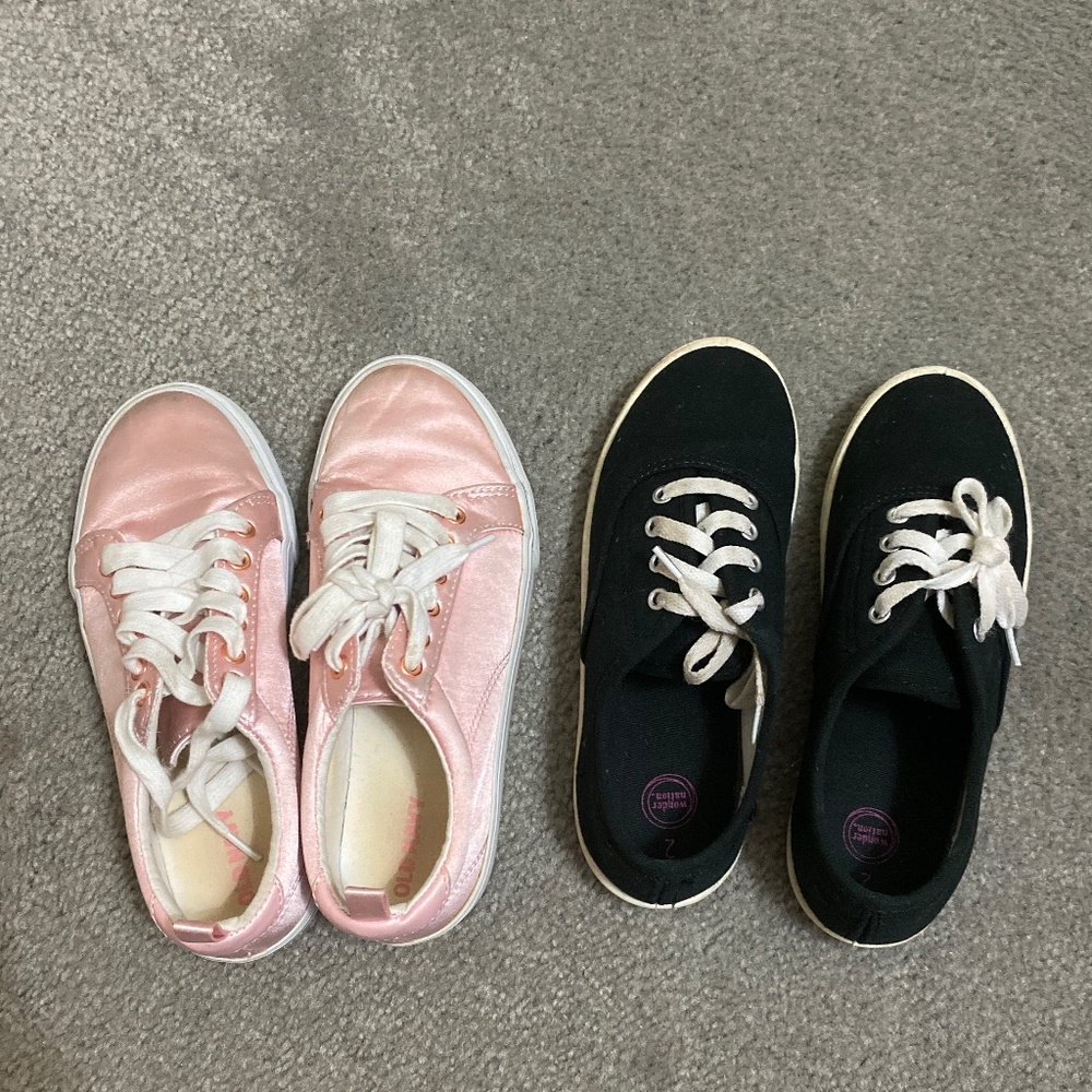Bundles little girl size 2 shoes